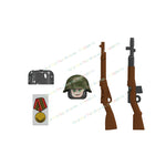 N601-650 MOC Military War Infantry Soldiers Action Figures Creative Bricks Accessories Building Blocks Children's Toys Gifts