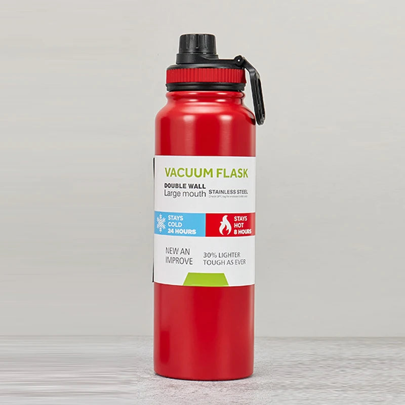 600/800/1000ML Outdoor Thermos Water Bottle Stainless Steel Insulated Cup Keeps Cold and Heat Thermal Mug Travel Vacuum Flasks