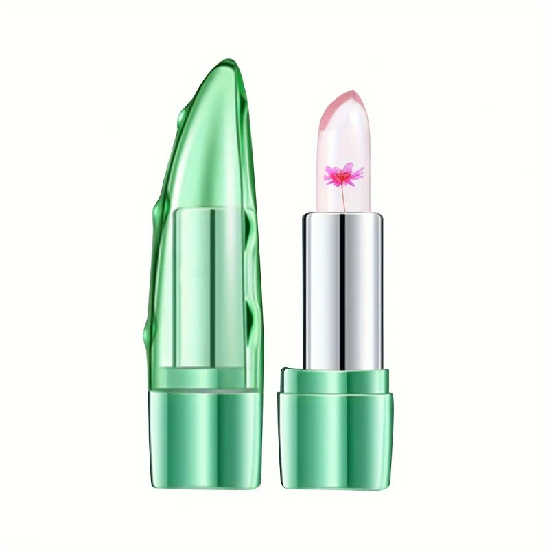 Aloe Vera Warm Change Lipstick for long-lasting lip protection, moisturizing and color changing, magical color change