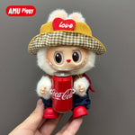 Clothes for Clothes Doll DIY Accessories Pull Cloth Cola Happiness Factor Labubu Clothes Set Doll Outfit Have Shoes