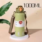 Stainless Steel Thermo Bottle Thermal Water Bottle Large Capacity Tumbler Portable Cold Hot Drinks Thermos Cup Fitness Cold Hot