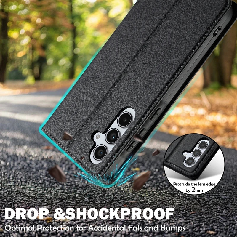 A56 5G SM-A566B Magnet Case For Samsung Galaxy A56 Case on for Funda Samsung A 56 SM-A566E A566V Leather Flip Stand Phone Cover