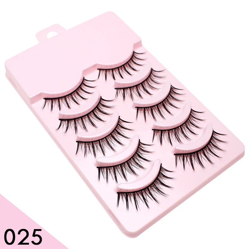 New Manga Lashes Soft Natural Eyelashes Thick False Eyelashes Manga Eyelashes Daily Dating Makeup Eyelashes Lashes Wispy