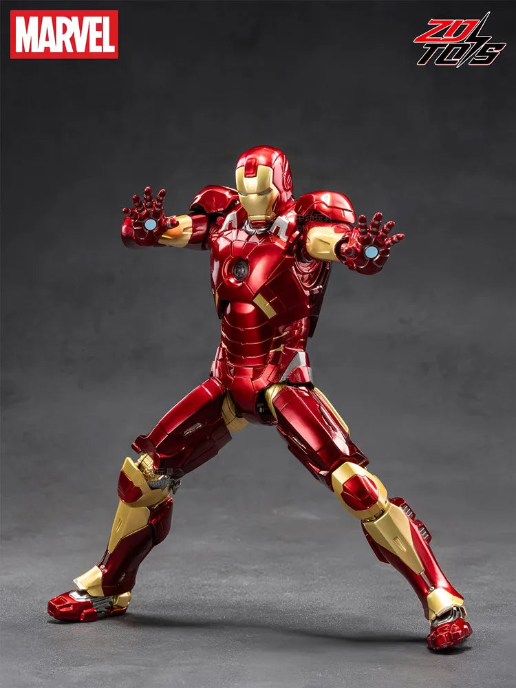 Original ZD Marvel Toys 1:10 Iron Man Mark9 Mark IX action figure War armor Collect models