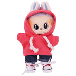 Doll Clothes Set For labubu 17cm Plush Doll Accessories Girl's Toys Birthday And Christmas Gifts