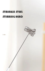 Milk Frother Handheld Cappuccino Maker Coffee Foamer Egg Beater Chocolate Stirrer Mini Portable Food Blender Kitchen Whisk Tool