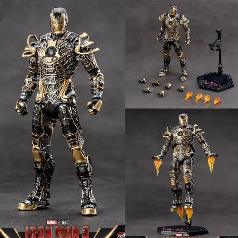 Hot Mk47 Mk41 Mk16 Iron Man Collectible Action Figure Toy Model For Boys Birthday Gift Movable Parts Robot Figurine Plaything