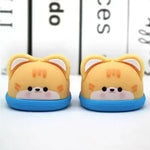 Slipper Shoes Macaron Style 17cm Labubu V2 V1 Doll Shoes Capybara Casual Sandal Dolls Accessories DIY Doll Toys