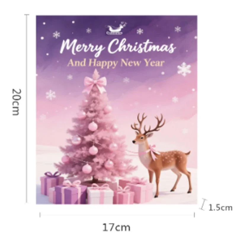 2026-Christmas Advent Calendar DIY Bracelet Accessories Pendant Blind Box Christmas Decorations Gift New Year's Eve Decorations