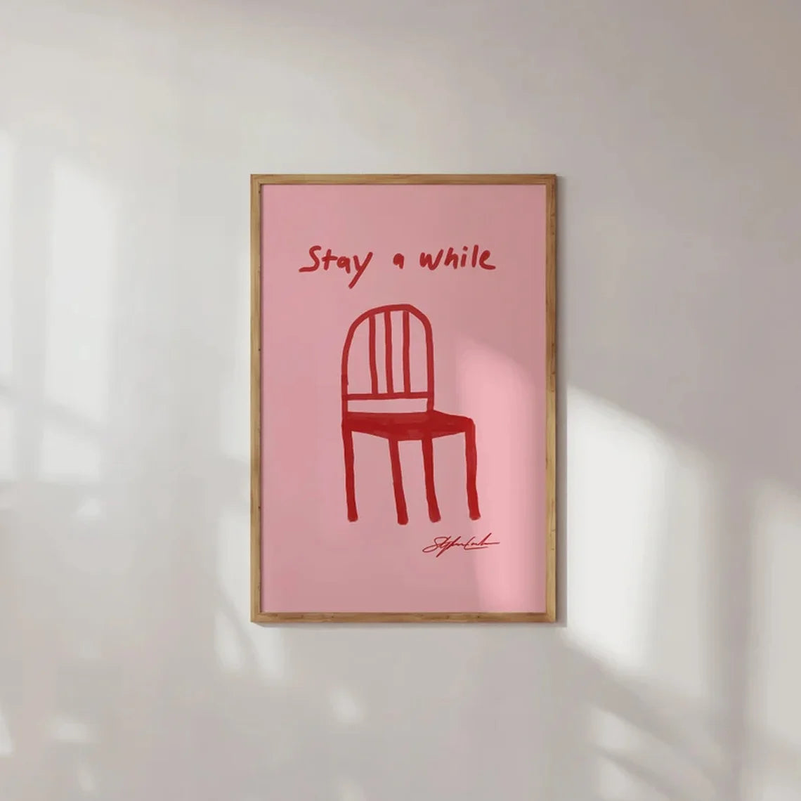 Simple Trendy Text Printing Poster, Simple Canvas Wall Decoration, Modern Art Home Decoration, Living Room Decoration