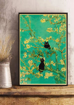 Digital Cats Cute Poster Kraft Paper Prints Modern DIY Funny Cartoon Room Painting Prints Art Picture Posters Living Room Decor