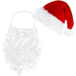 Fluffy Red Santa Hats Set with Plush Brim and Liner for Adults Men Women - Christmas, New Year Party Supplies & Gifts