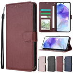 Wallet Flip Leather Case For For Samsung Galaxy A05s A06 A07 A12 A13 A14 A15 A16 A17 A24 A26 A34 A35 A36 A52 A53 A54 A55 A56
