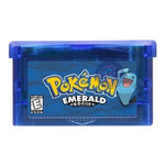 Pokémon GBA-Spielkassetten – Emerald, Seaglass, Rouge Recharged, Yellow Lunar & Dark Violet für die Game Boy Advance-Konsole
