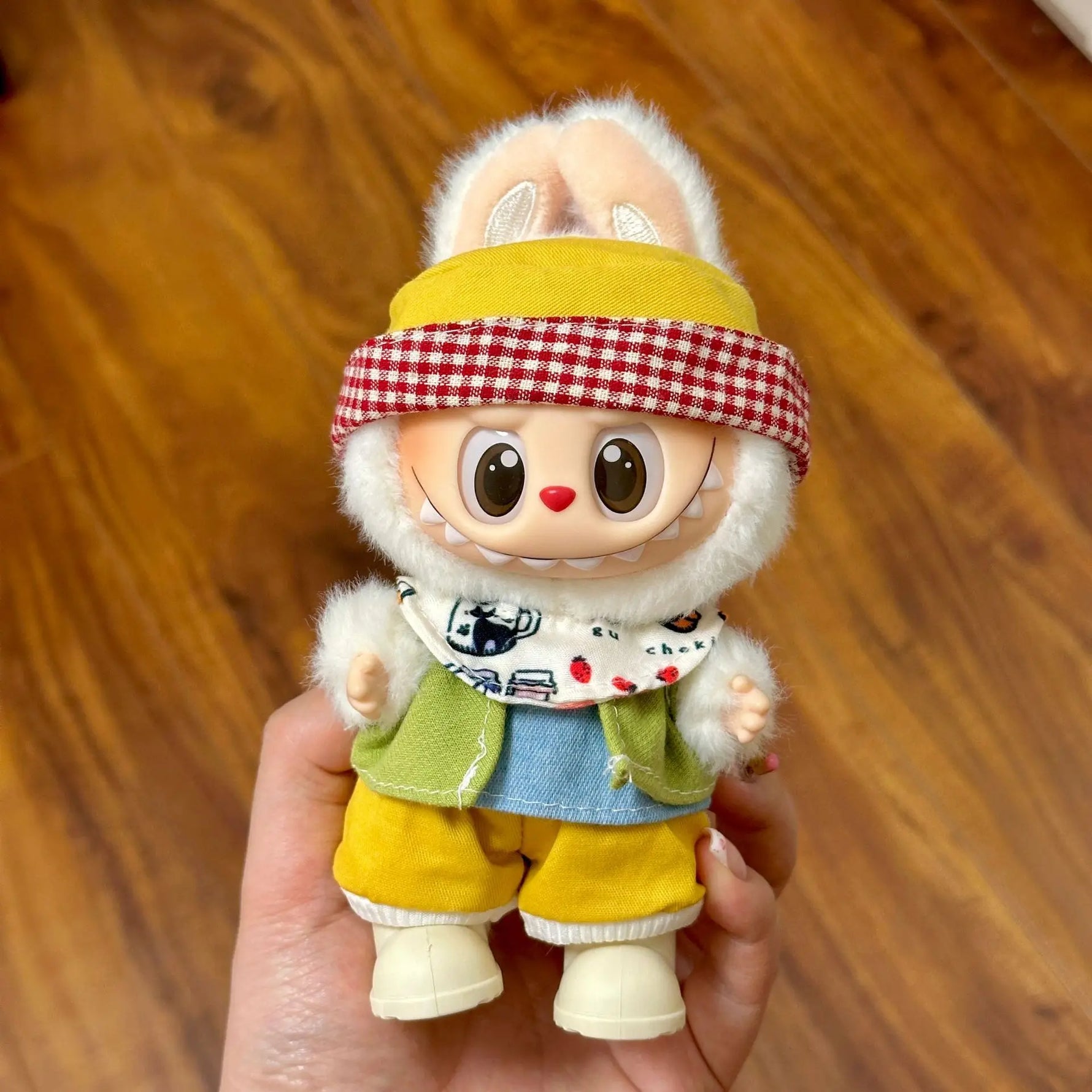 【Only Clothes】Mini Doll'S Clothes Outfit Accessories for Ropa Labubu and 10cm Cotton Doll Baby Replacement Clothes Clothing Gift