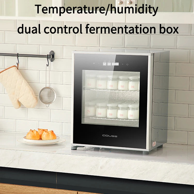 40L 220V Professional Bread Fermenter Kitchen Dough Yogurt Bread Fermentation Machine Humidity Control High Efficiency Household
