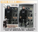 1/6 Action Figure Military Army 30cm Combat Swat Police Soldier With Gun Forces Model Toys