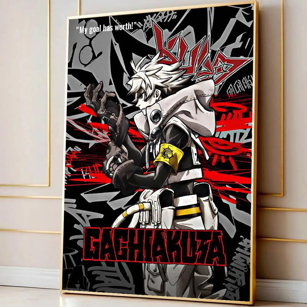 Hot Cool Anime G-Gachiakuta Poster Modern Waterproof HD Wall Art Decal Self-Adhesive Aesthetic Decor For Home Living Room Bedroo