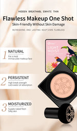 OCHEAL Mushroom Head BB Cream Foundation Cream for Face Makeup Concealer Cushion for Face Base Cream Makeup Cushion Compact