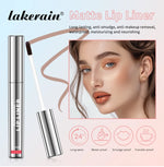4 Colors Peel Off Lip Liner Waterproof Transfer-proof Lipstic Tattoo Waterproof Long Lasting Matte Velvet Lip Tint Sexy Red Cont