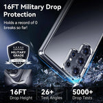 Shockproof Hard Case For Samsung Galaxy S25 Ultra S25+ Plus Hybrid Crystal Clear Acrylic Cover For S25ultra 25 Silicone Soft She