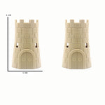 MOC WW2 Military War Weapon Soldier Accessories Building Blocks Roadblock Motorcycle Weapon case container Weapon Bag Brick Toy