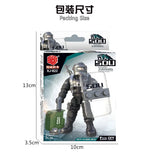 WW2 Eagle Special Forces Military Action Figures Soldiers SWAT Model Building Blocks Bricks Boy's Toys Boys Action Figure