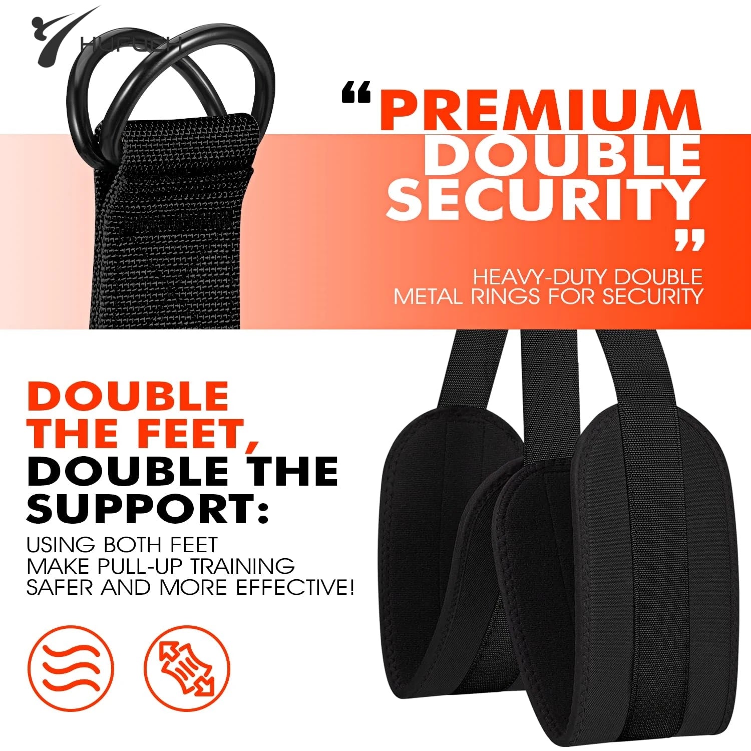 Premium Pull-Up Assistance Bands Set Resistance Strap Elastic Hanging Rope Pull Bar Fitness Home Men's Auxiliary Latex Workout Band
