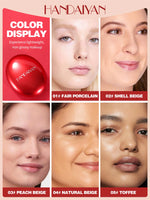 Air Cushion Foundation Light Natural Moisturizing Concealer Whitening Oil-control Women Base Long-lasting Makeup Korean Cosmetic