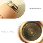 350ml/500ml Cartoon Stainless Steel Thermal Flask With Straw Portable Kids Cute Thermal Water Bottle