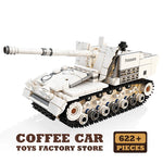 WW2 Classic Anti-tank Gun Building Blocks Army Weapon Toys Military Armored Cars MOC Bricks Tank Model Adult Children Gifts NEW