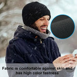1PC Warm Winter Skull Cap Soft Polar Fleece Hat Thick Windproof Cap Outdoor Beanie Cap Ski Cap Unisex Suitable For Unisex