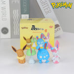 Pokemon Figure Toys Fuecoco Mew Gengar Sylveon Sprigatito 4-6pcs PVC Model Dolls Cute Small Desktop Decoration Gifts With Box