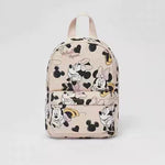 6 styles Kawaii Disney Lilo & Stitch Plush or Glossy Messenger Bag Cartoon Large-Capacity Student Backpack Kindergarten Bag Gift