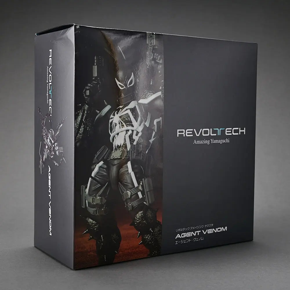 Agent Venom Revoltech Amazing Yamaguchi Anime Figures Venom Figurine Eugene Thompson Model PVC Model Collection Statue Toy Gifts