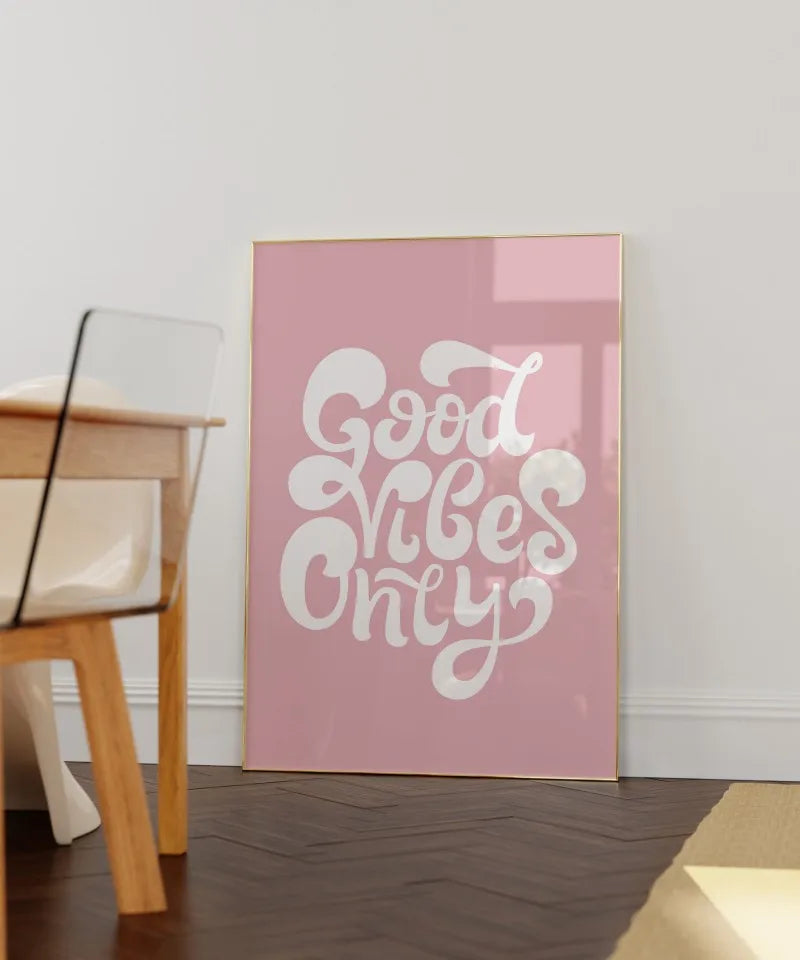 Chaos Typography Art Print and Posters Modernist Wall Art Chaos Quote Canvas Paintings Preppy Aesthetic Living Room Picturess