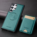 Leather Case For Samsung Galaxy A16 A36 A56 A55 A35 A15 A25 S25 S24 Ultra S23 S22 Plus + 2 in 1 Detachable Vertical Wallet Cover