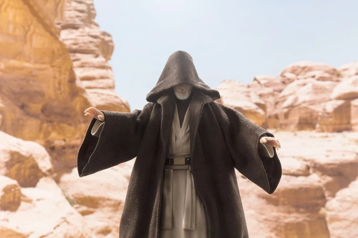 Original Bandai SHF Star Wars: Episode IV – A New Hope Obi-Wan Kenobi Classic Ver. Collection Series Model Action Figures Toy