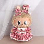 2025 New 38cm Labubu Hot Only Selling Clothes Labubu Mokoko Idol Doll Fashion Design Dress Coat Set Accessories Gift