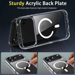 Magnetic Magsafe Wireless Charging Case For iPhone 17 Pro Max iPhone17 Air Clear Hybrid Hard Cover Soft Shell For iPhone17ProMax