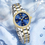 POSHI 990 Fashion Women Watch Elegant Business Quartz Wristwatch Lady Casuan Dress Watches With Date Display Original Clock