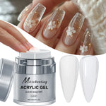 15/30g Quick Builder Nail Gel White Nude Pink Clear Nail Art Extension Gel Multifunctional Acrylic Gel Soak Off UV LED for Salon