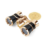 Opera Glasses Binoculars Metal Body With Chain/handle Theater Telescope Women Girls Optical Design Gift Retro Binoculars