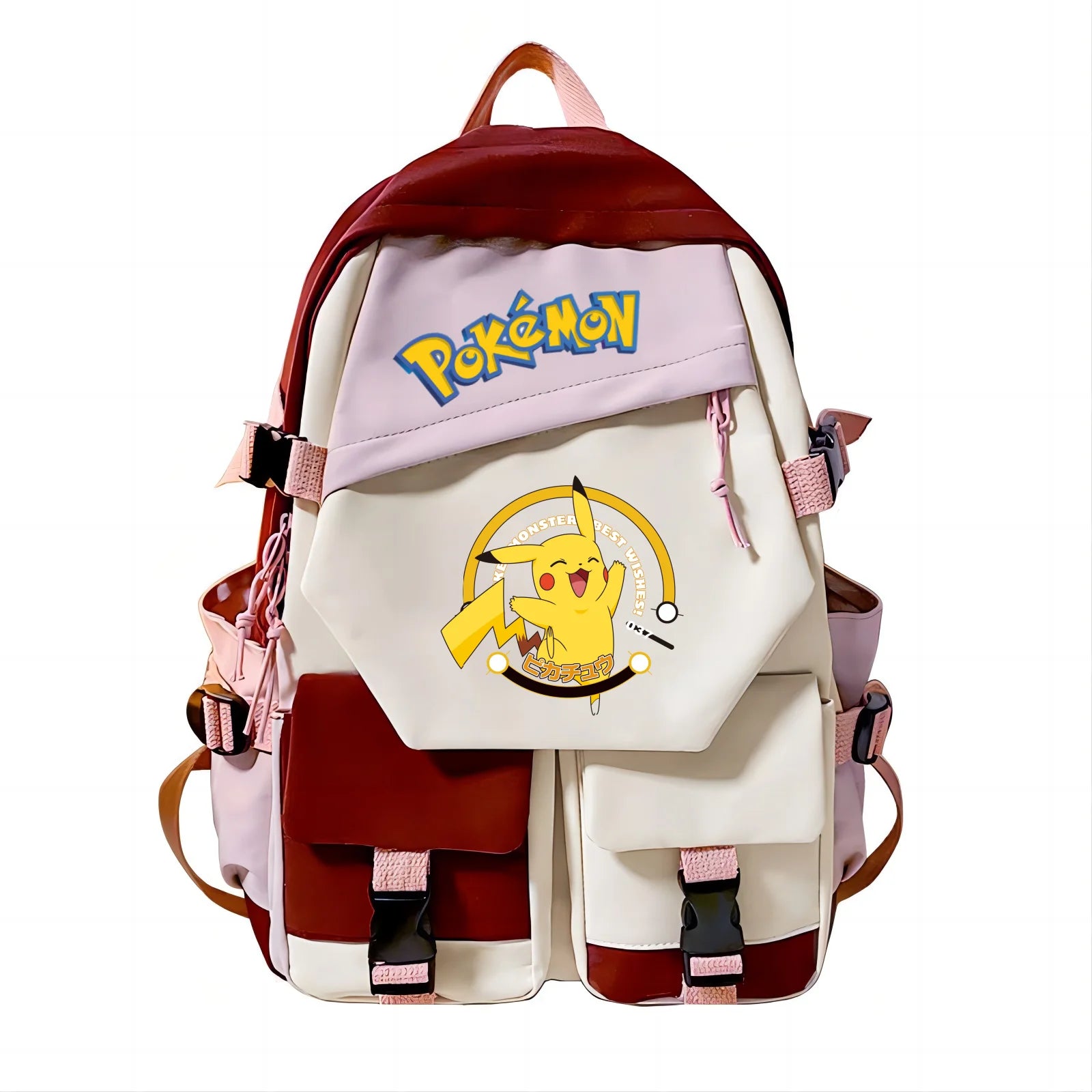 Pokémon Backpack for Kids & Teens – Large Capacity School & Travel Laptop Bag