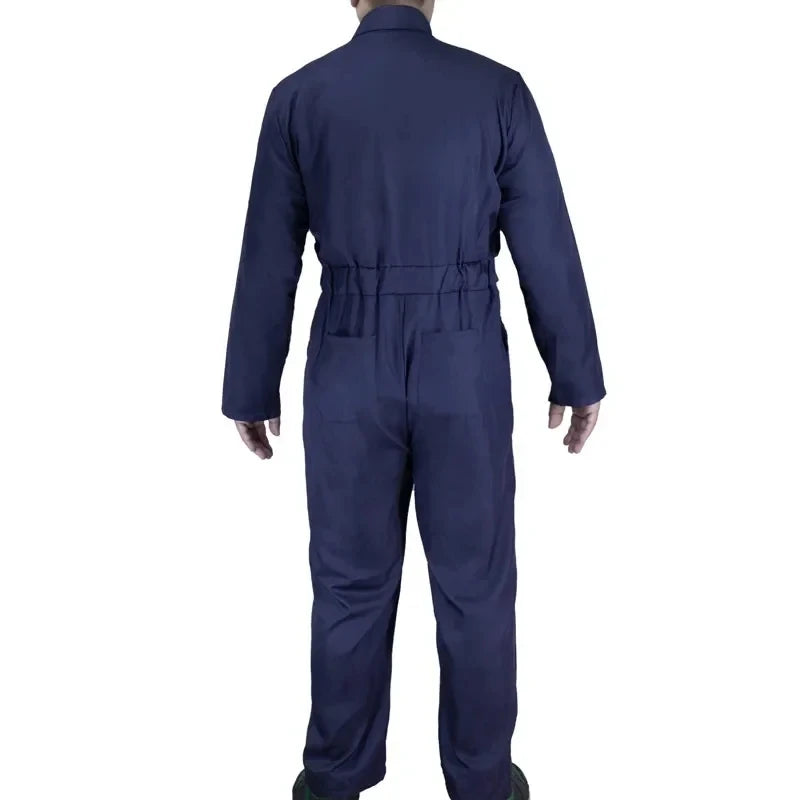 Michael Myers Costume Cosplay Horror Demon Killer Blue Working Clothes for Men Disguise Halloween Suit for Adults