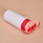 350ml Sublimation Straight Sippy Cup Flip Top Kids Bottle Stainless Steel Double Wall Water Tumbler with Straw Sippy Bottle