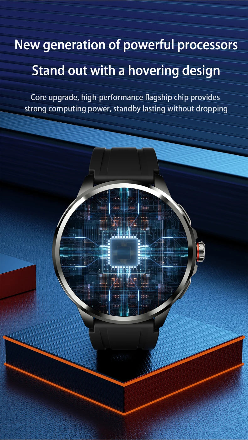 Origianl H99 Smartwatch Amoled 4G Smart Watch Men Students With 190° Rotary Camera GPS Position WIFI Connect Google Play Store