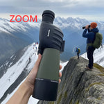 25-75X60 Bird Watching Telescope for Outdoor Photography with Storage Bag Photo Clip Tripod Included