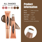 New Cream Bronzer Contour Blusher Beauty Wand Highlighter Blush With Cushion Liquid Face Bronzer Wand Stick Applicator Makeup
