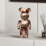 Graffiti Bear Figurine 27cm – Abstract Home Decor & Money Jar